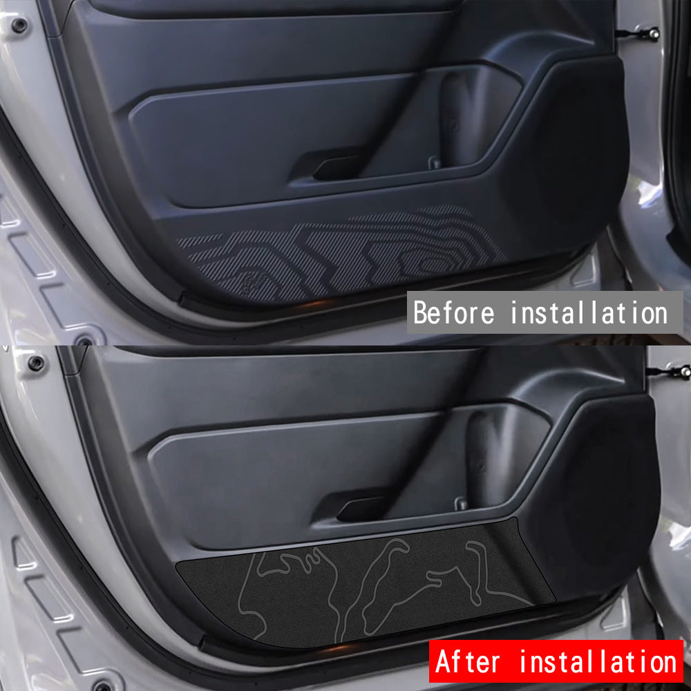 Subaru Forester Door Kick Protector Mats – Front & Rear (2025+, All Trims)