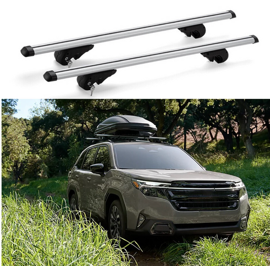 2025-2026 Subaru Forester Roof Rack Crossbars – Lockable Cargo Accessories